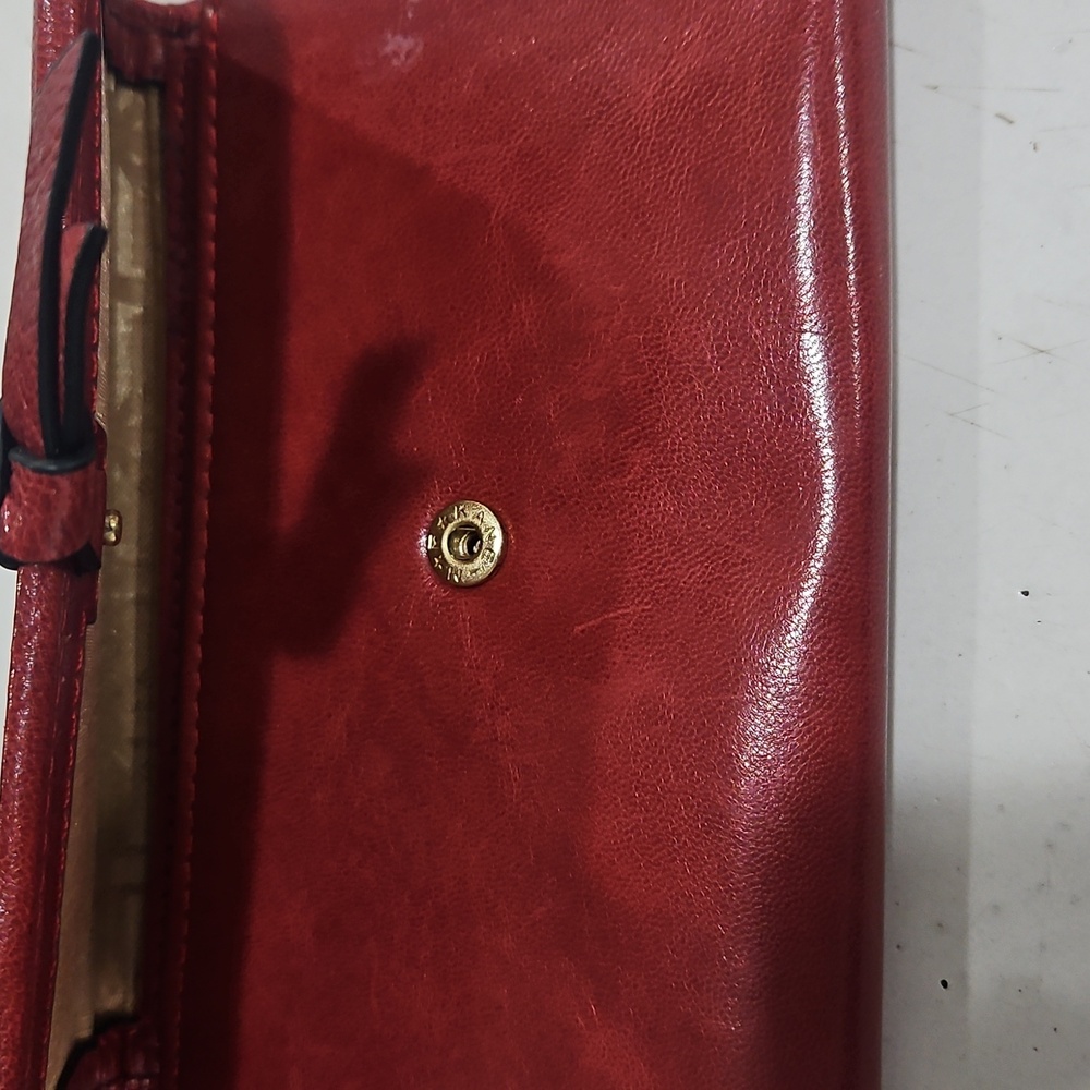 LODIS Judith Organiser Crossbody With Matching Wallet Chestnut Red - Picture 5 of 5